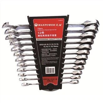 12PCS Ratcheting مجموعہ رنچ سیٹ