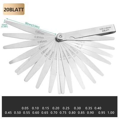 اعلی - صحت سے متعلق سٹینلیس سٹیل فیلر گیج 3